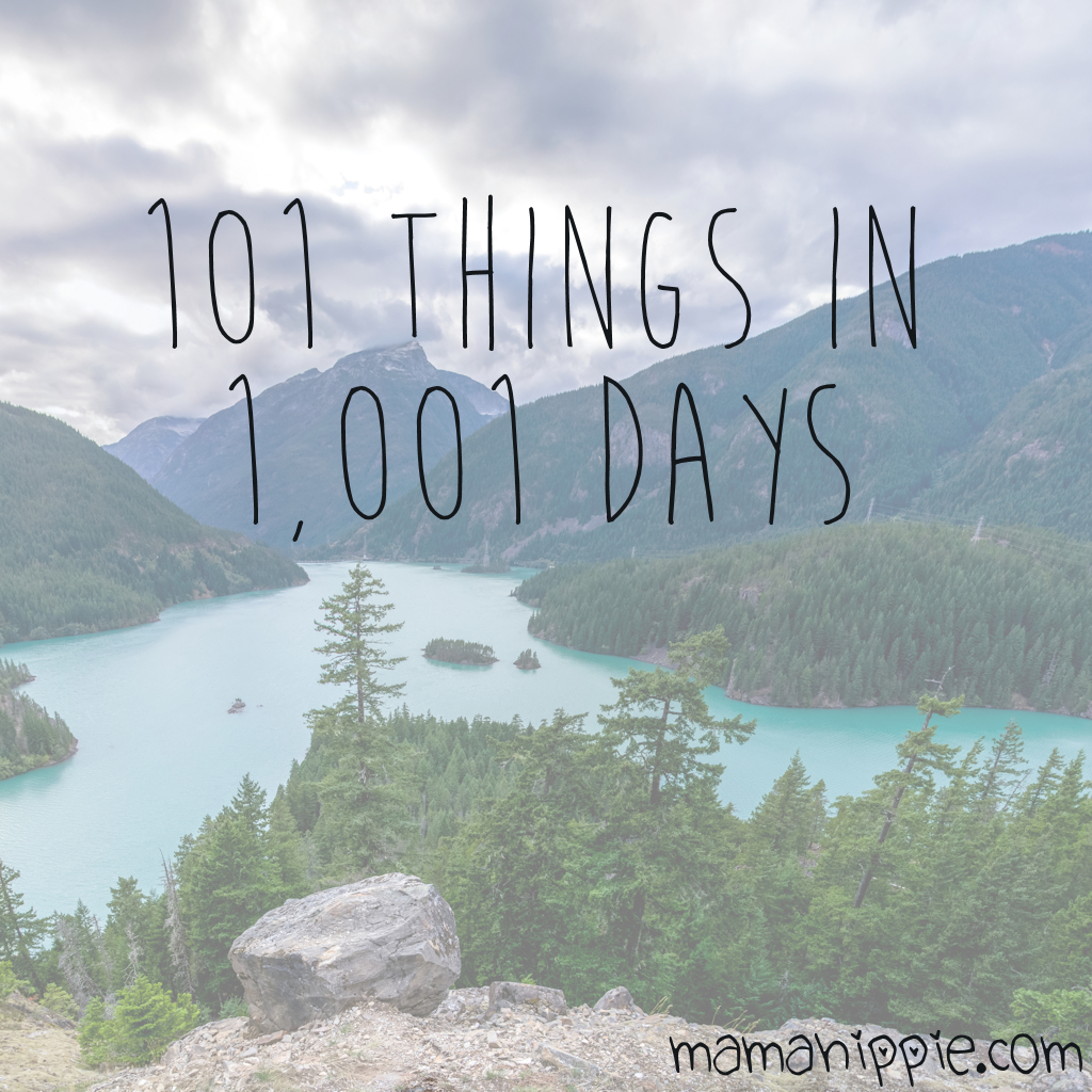 The 101 Things in 1001 Days Challenge